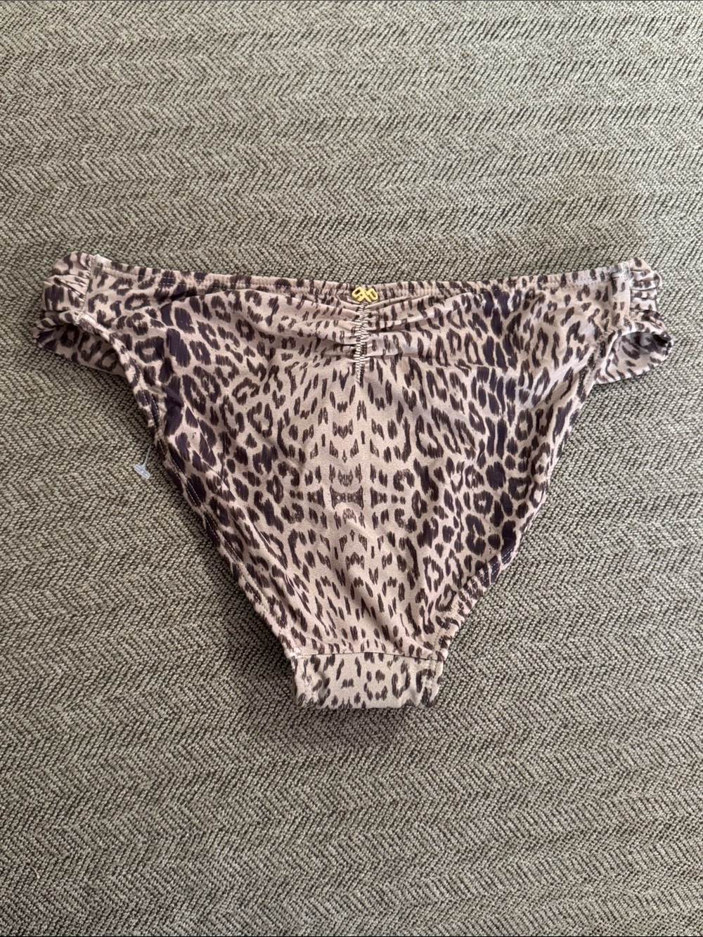 NWT PQ Swim Raja Emmroidered Fanned Full bikini bottom women’s sz S - Picture 6 of 6